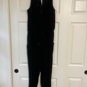 Anthropologie Black Jumpsuit